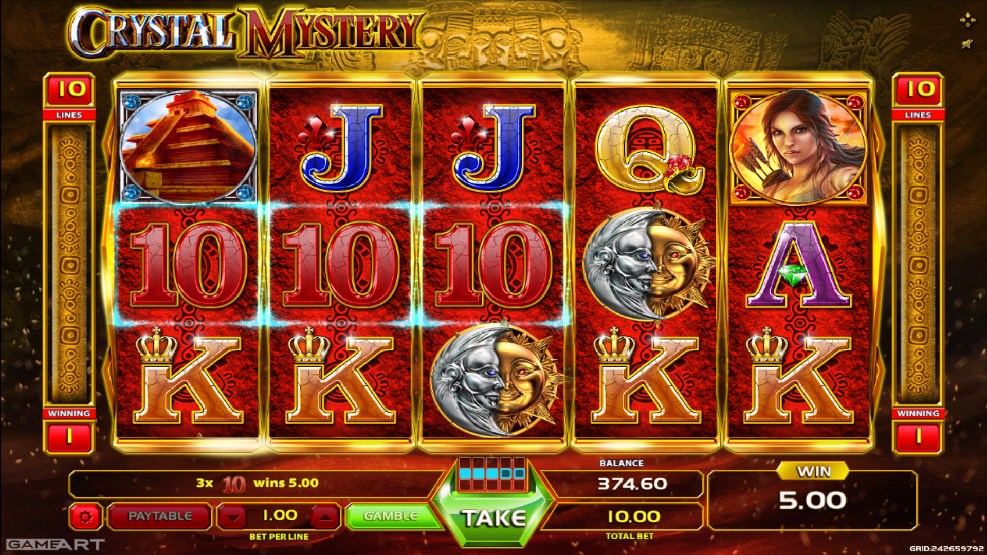 Crystal Mystery video slot